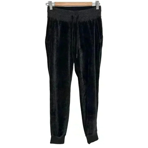 Lululemon Ready to Crush High Rise Velour Jogger | Black‎ | SZ 4 - Picture 6 of 12